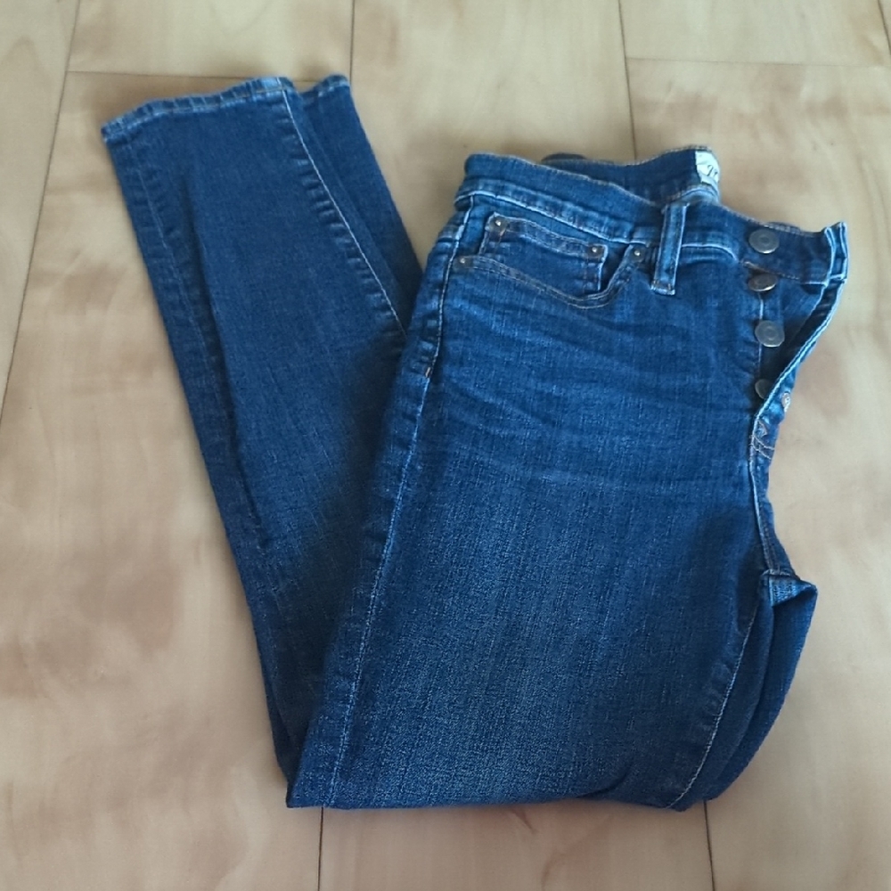 J. Crew High Rise Blue Denim Jeans